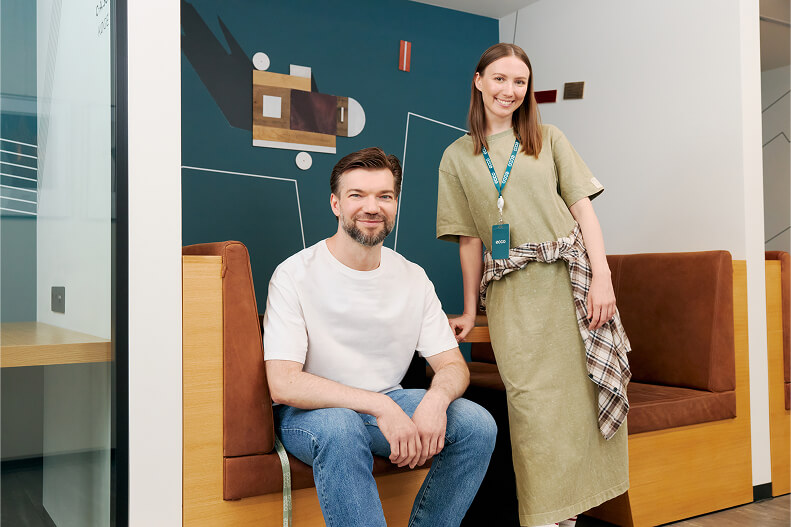 Фотография работников офиса ECCO